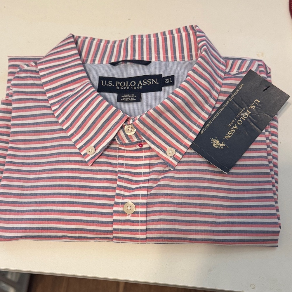 🎉2X Host pick! U.S. Polo Assn. Men's Short sleeve Shirt 🎉